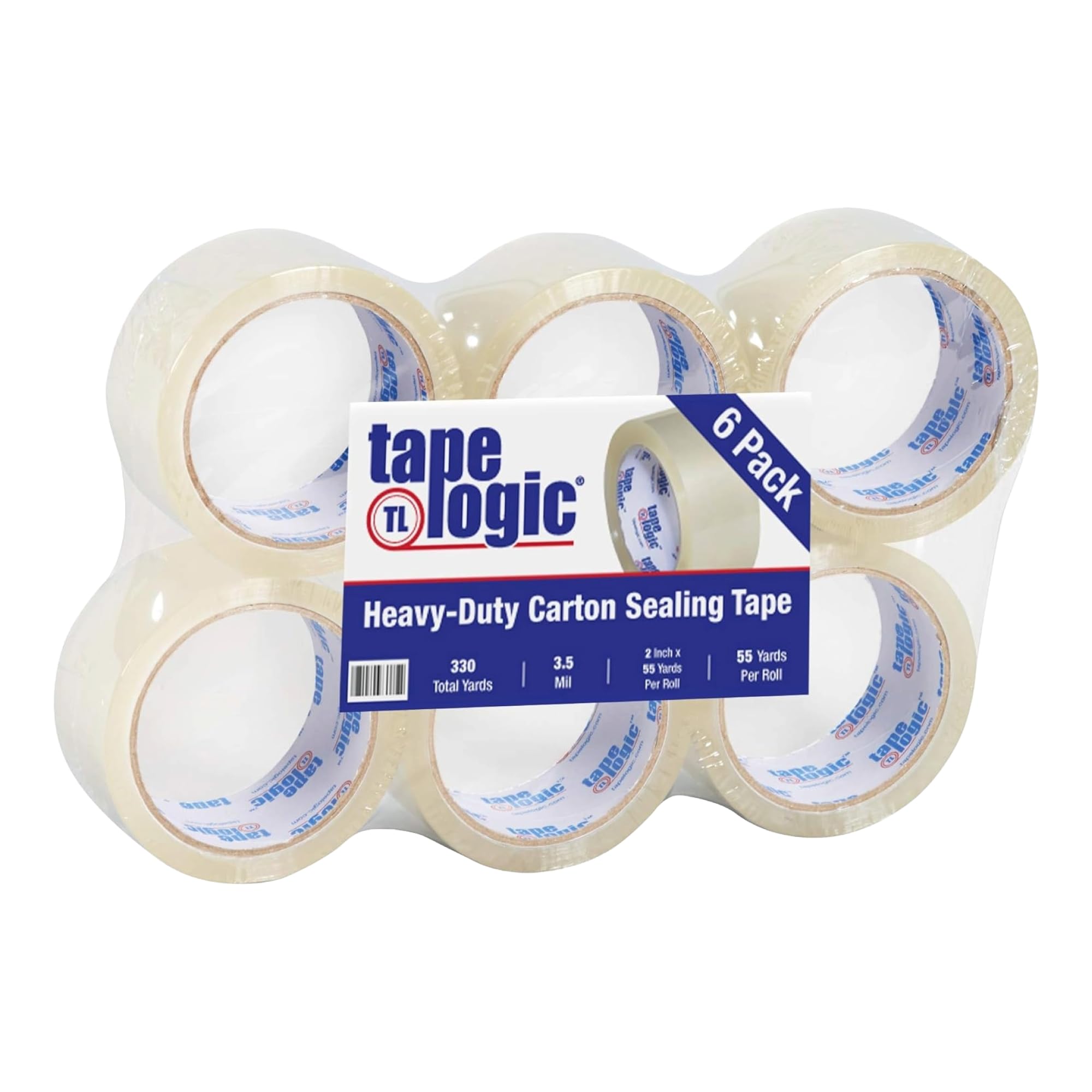 TAPE LOGIC Acrylic 350 Series Heavy-Duty Carton Sealing Tape