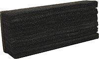 Sparco SPR1 Chalkboard Eraser, All-Felt, Dustless, Black, 6 x 2 1/2