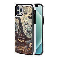 Witch Hat Printed Wallet Case for iPhone 12 Mini- 5.4 Inch with Card Holder