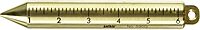 Crescent Lufkin 20 oz. Inage Solid Brass Cylindrical SAE/Metric Plumb Bob - 590GMEN , Black