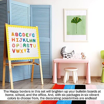 Barker Creek Double-Sided Scalloped Border (Happy)