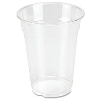 Genuine Joe Clear Plastic Cup, 10oz, For Cold Beverages, 25 Count 25 Count (Pack of 1)