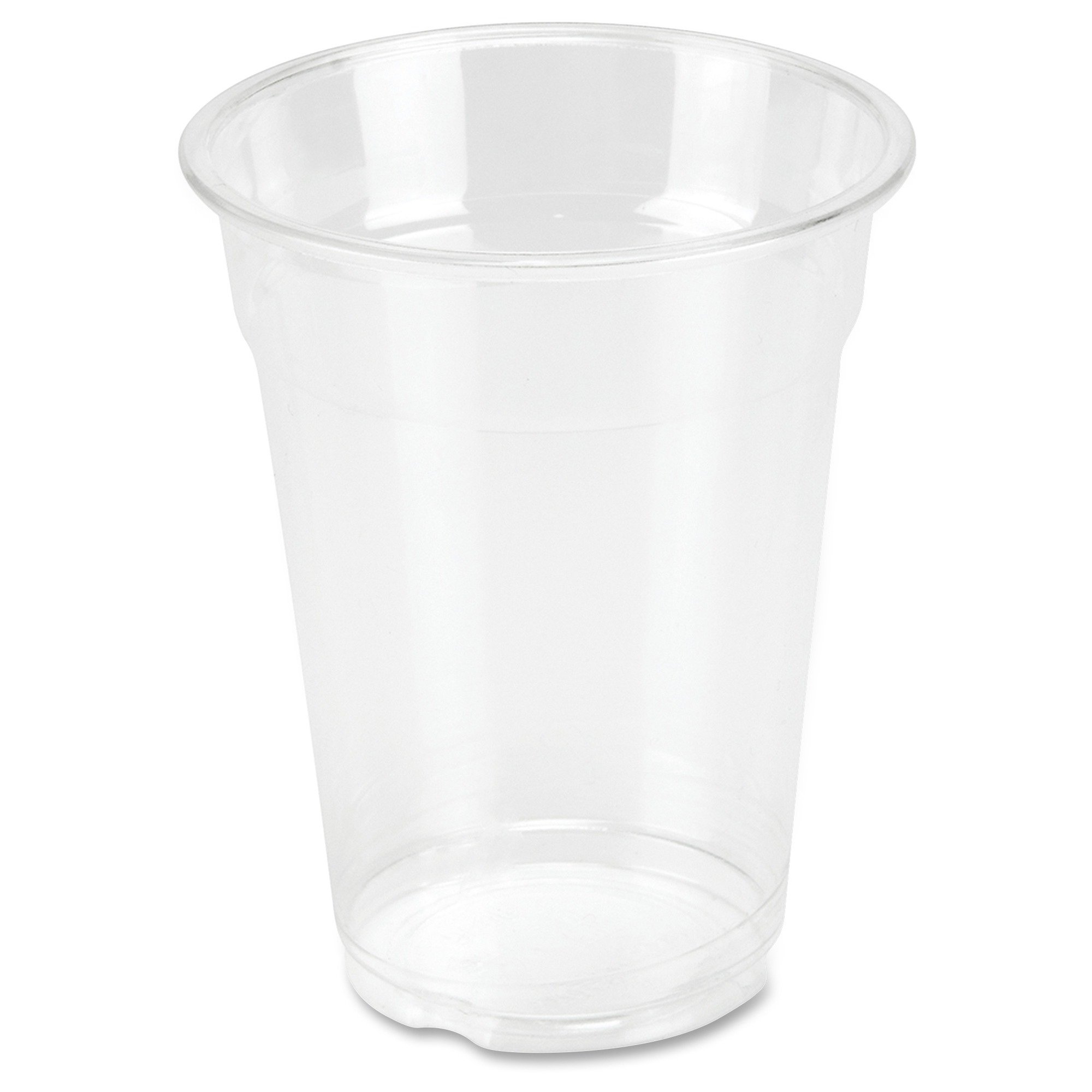 Genuine Joe Clear Plastic Cup, 10oz, For Cold Beverages, 25 Count 25 Count (Pack of 1)