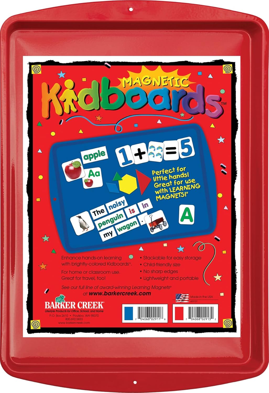 Barker Creek Kidboard Magnetic-Receptive Tray 9 x 13
