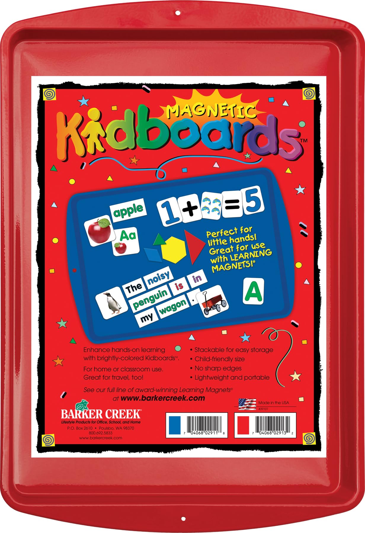 Barker Creek Kidboard Magnetic-Receptive Tray 9 x 13