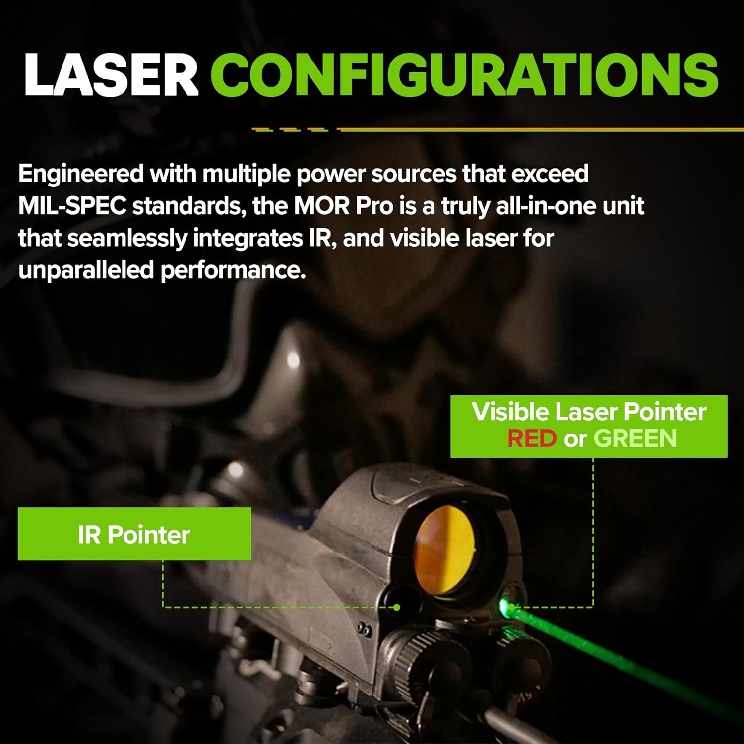 MEPROLIGHT MEPRO MOR Multi-Purpose Reflex Electro Optic Mil-Spec Red Dot Sight
