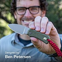 CIVIVI Baby Banter Fixed Blade EDC Knife with Kydex Sheath