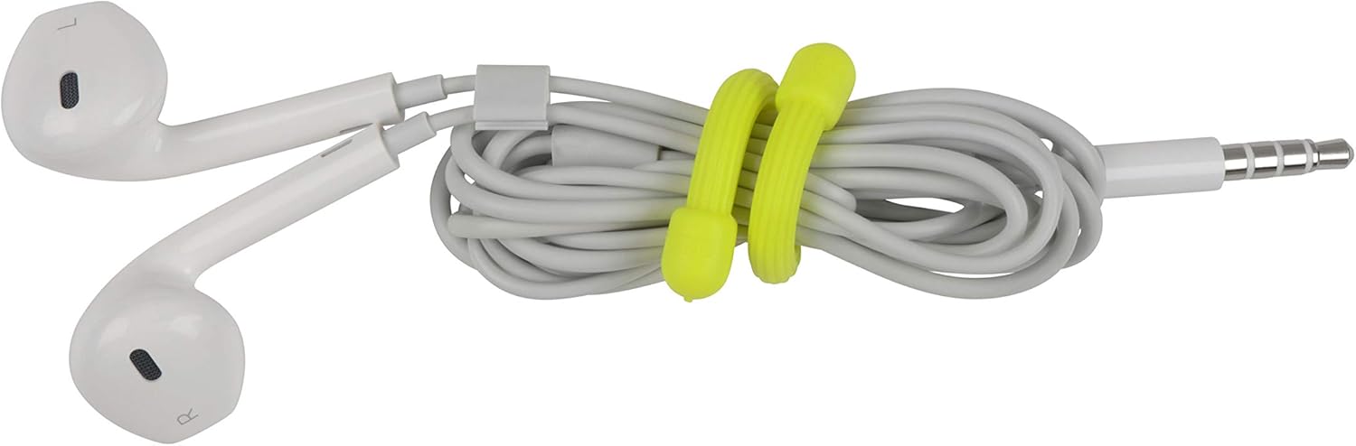 Nite Ize Original Gear Tie Reusable Rubber Twist Cord Organizers
