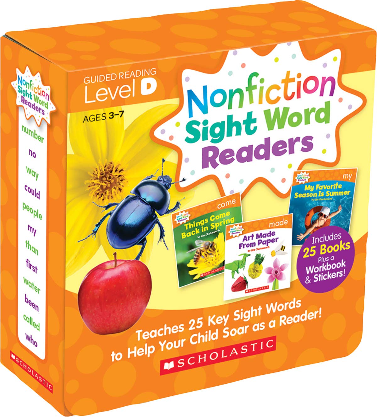 Scholastic Teacher Resources Nonfiction Sight Word Readers Parent Pack, Level D, Pre-K To 1st Grade
