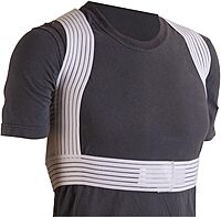 DMI Posture Corrector Adjustable Criss-Cross Foam Bands