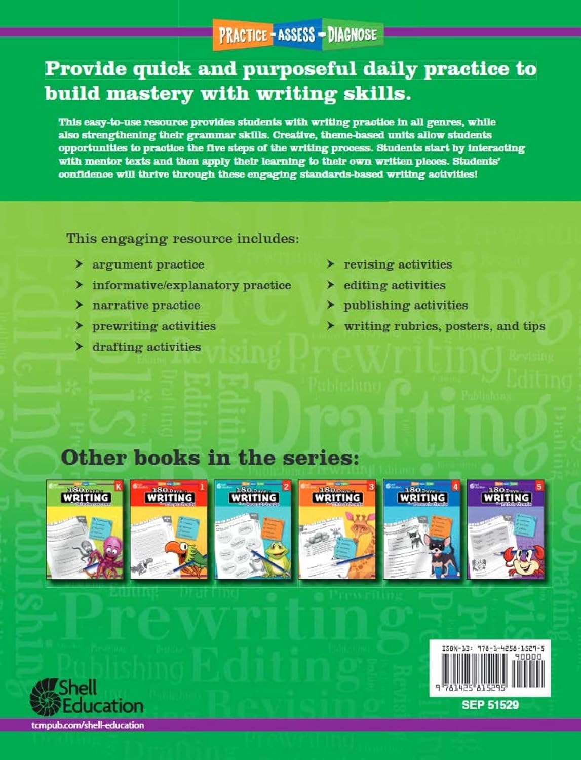 180 Days of Writing for Sixth Grade - An Easy-to-Use Sixth Grade Writing Workbook to Practice and Improve Writing Skills