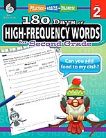 180 Days of High-Frequency Words for Second Grade - Learn to Read Second Grade Workbook
