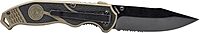 Smith & Wesson SWAT II 8.5in S.S. Spring Assisted Folding Knife with 3.5in Serrated Drop Point and Rubberized Aluminum Handle for Outdoor Survival and EDC Box