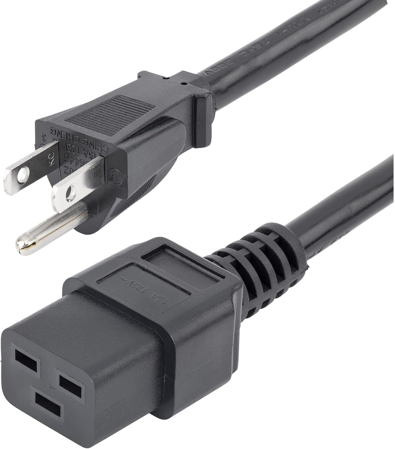 StarTech.com PXT515C19146 6 ft Heavy Duty 14 AWG Computer Power Cord - NEMA 5-15P to C19 - 14 AWG Power Cable