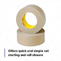 3M Flatback Tape 2517, General Purpose, Kraft Paper Backing, Immediate Initial Tack, Hand Tearable, Removes Easily