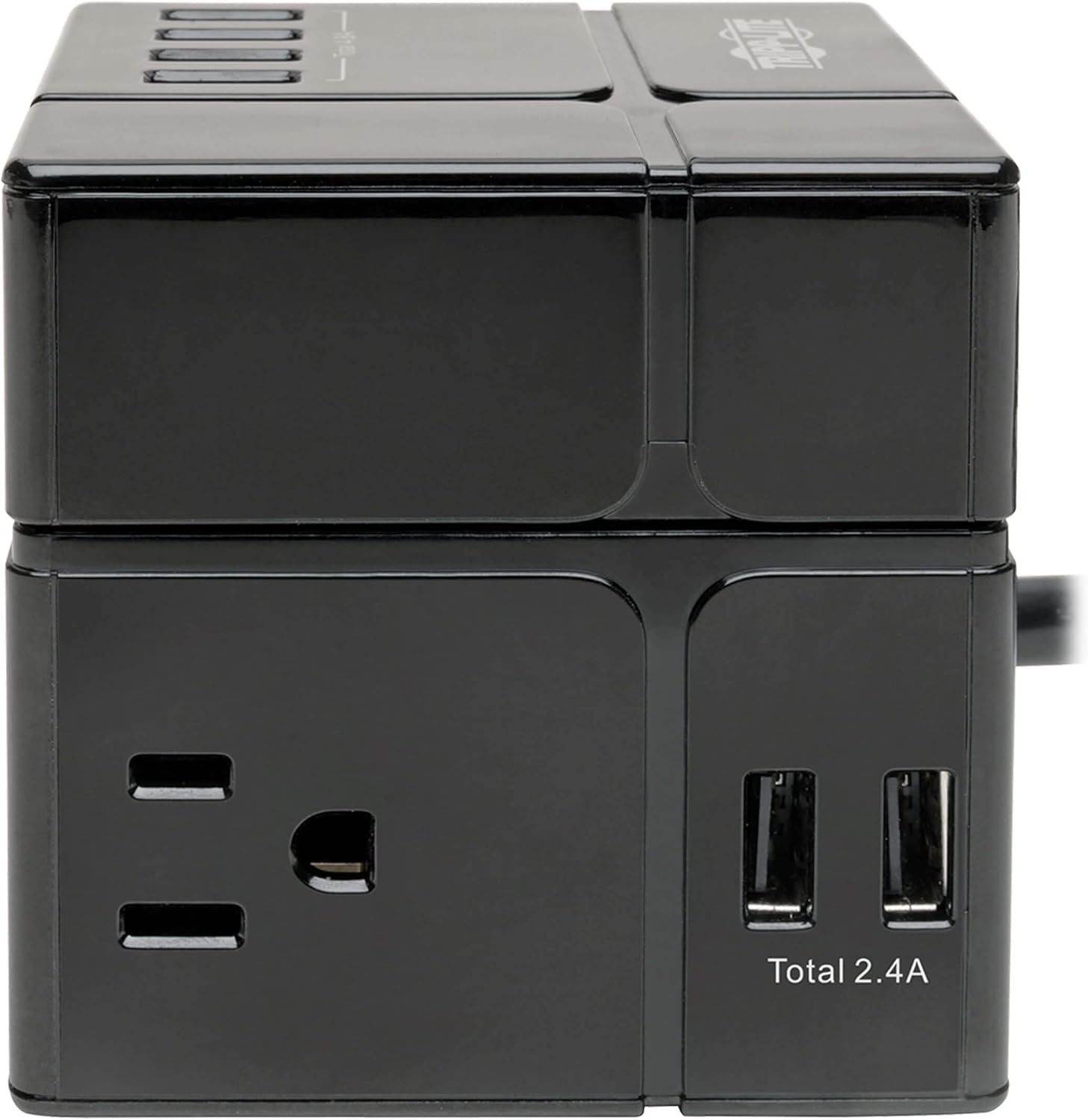 Tripp Lite 3 Outlet Surge Protector with USB, Detachable Wall Outlet Surge Protector, 6 USB Ports, 6 ft. Cord, 540 Joules