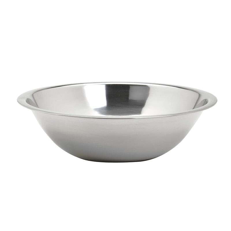 Update International Stainless-Steel Mixing Bowl, 5 Qt, Silver