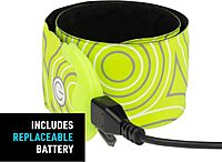 Nite Ize SlapLit Rechargeable LED Slap Wrap - Light-Up Band for Wrists or Ankles