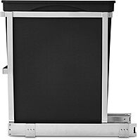 simplehuman Under-Cabinet and In-Cabinet Pull-Out Trash & Recycling Bin, Heavy-Duty Steel Frame