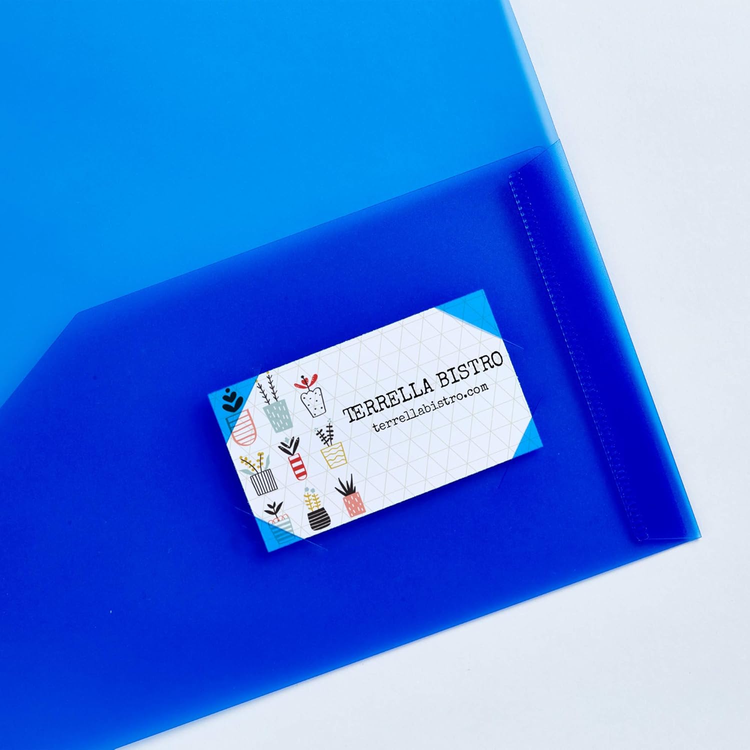 Avery Translucent Two Pocket Folder, Water Resistant, Holds up to 20 Sheets