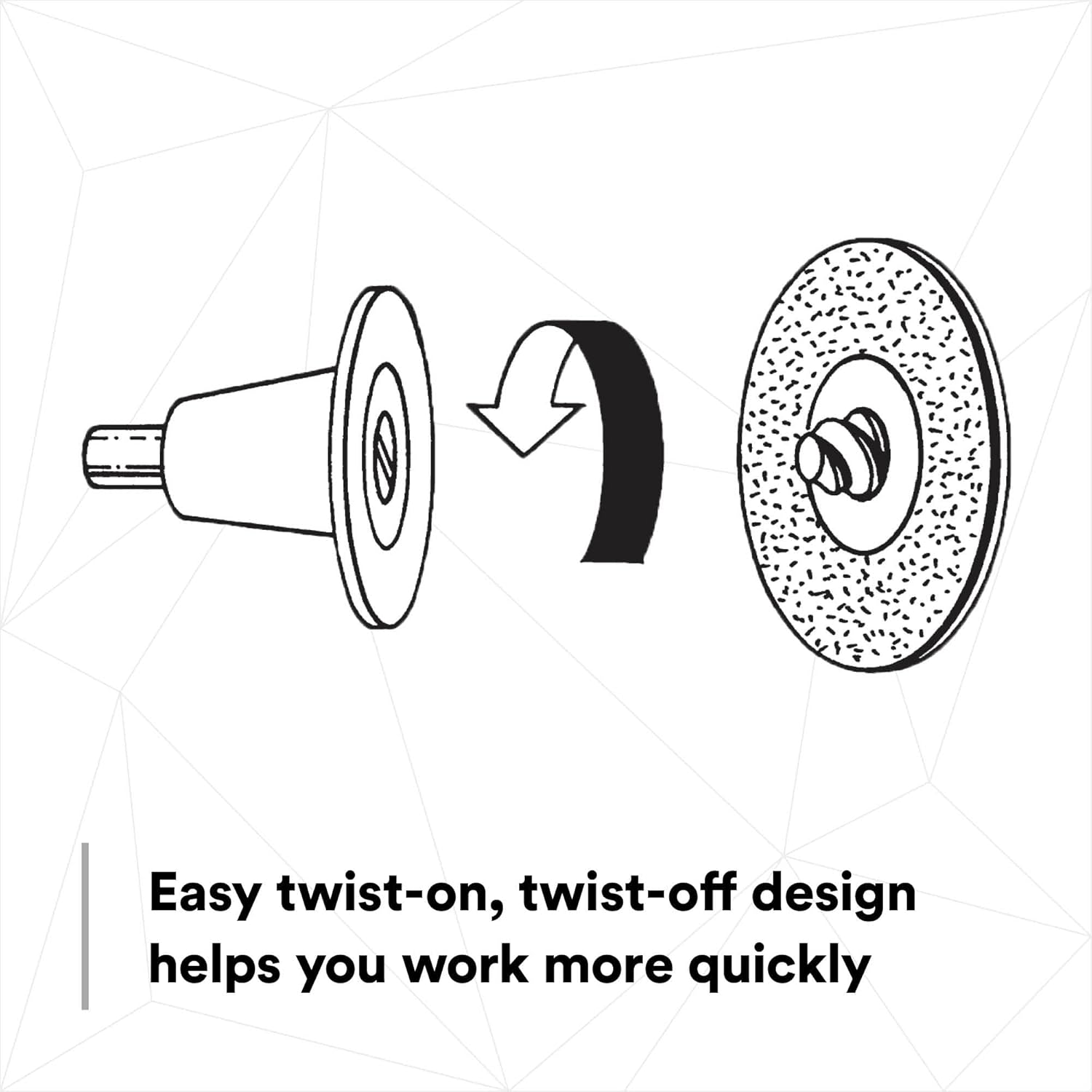 3M Green Corps Roloc Disc Heavy-Duty Quick-Change Sanding Discs