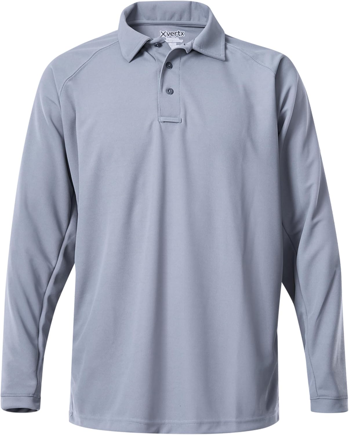 VERTX Mens Coldblack Long-Sleeve Tactical Polo Shirt