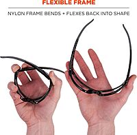 Ergodyne Skullerz Loki Convertible Anti-Fog Safety Glasses