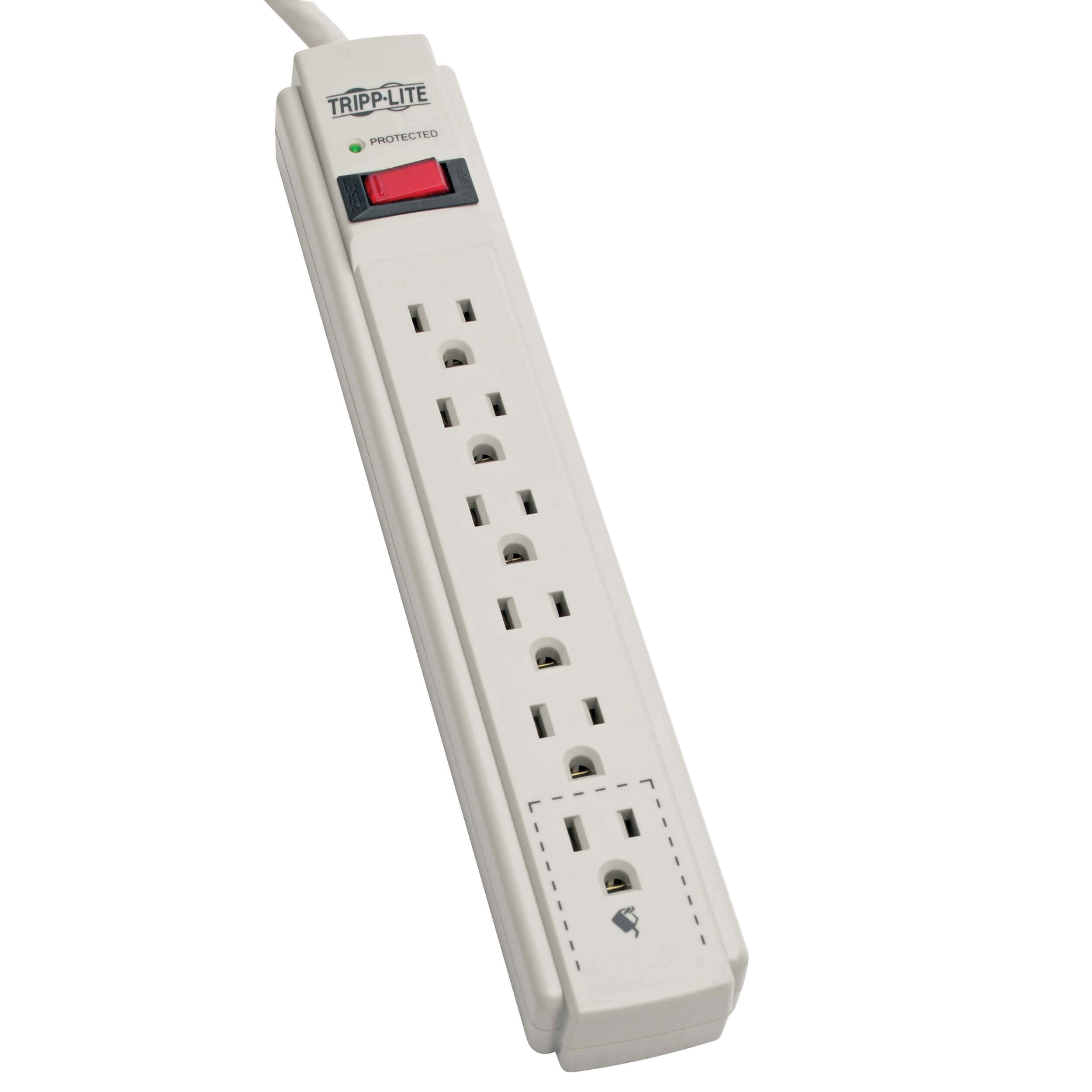 TRIPP LITE Protect It! 6-Outlet Surge Protector Power Strip