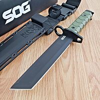SOG BAR15T Tanto Bayonet - AUS-8 Blade, G10 Handle