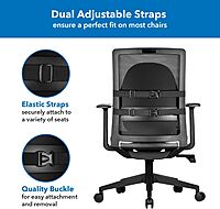 Mount-It! Office Chair Lumbar Support Cushion with Memory Foam
