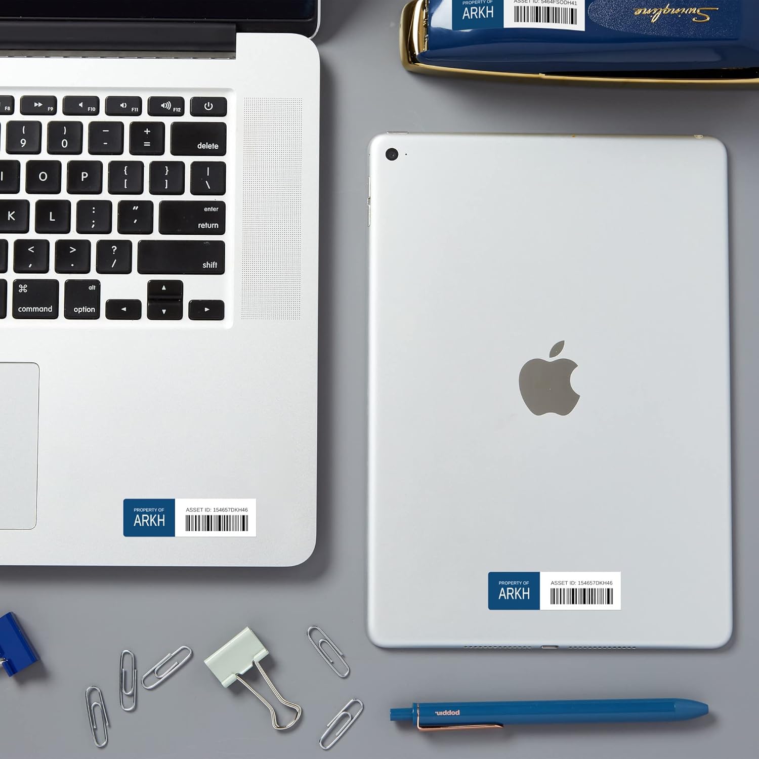 Avery Durable Removable Rectangle Labels, Sure Feed Technology, 0.5" x 1.75", Matte White Film, Print-to-Edge