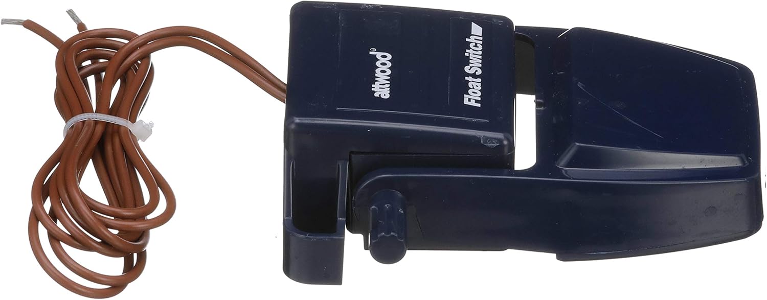Attwood 4202-7 Float Switch, For Bilge Pump, 12- and 24-V CE rated, 36-Inch Wire