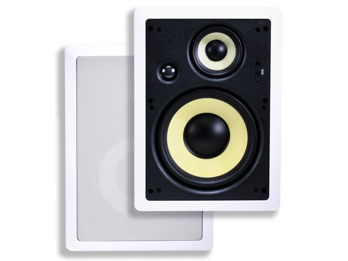 Monoprice Caliber Series Aramid (Kevlar) In-Wall Speakers (Pair)