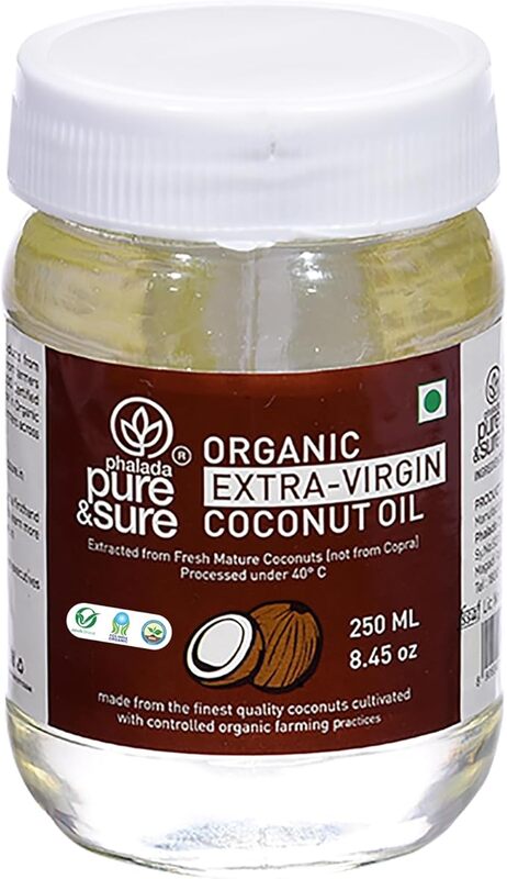 PURE&SURE - ORGANIC EXTRA VIRGIN COCONUT OIL 250 ML