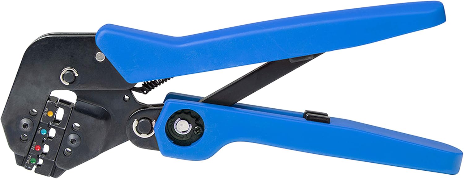Ancor 703035 Angled Double Crimp Ratcheting Crimper 26 AWG to 10 AWG