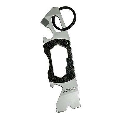 Kershaw PT-2 Compact Keychain Pry Tool (8810X); Features Bottle Opener, Two Screwdriver Tips, Pry Bar, Wire Scraper