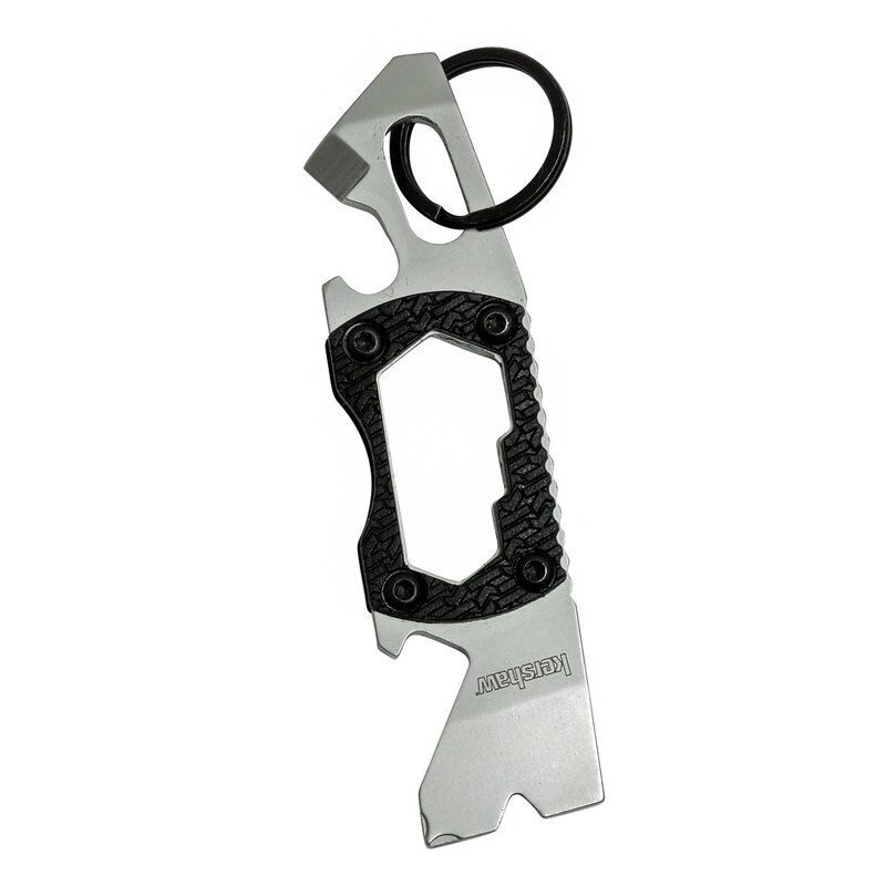 Kershaw PT-2 Compact Keychain Pry Tool (8810X); Features Bottle Opener, Two Screwdriver Tips, Pry Bar, Wire Scraper