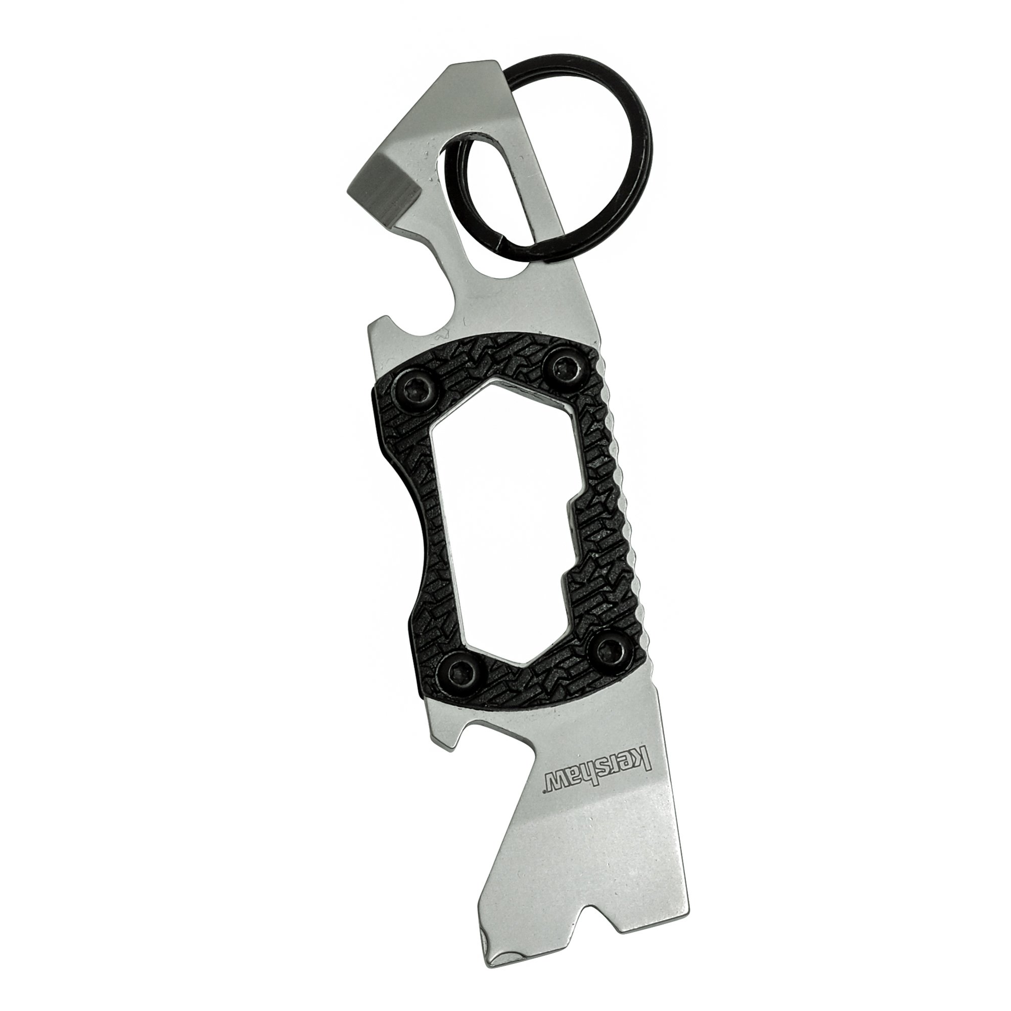 Kershaw PT-2 Compact Keychain Pry Tool (8810X); Features Bottle Opener, Two Screwdriver Tips, Pry Bar, Wire Scraper