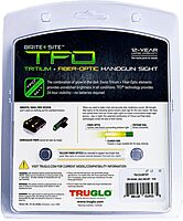 TRUGLO TFO Tritium & Fiber-Optic Handgun Sight Set for 1911