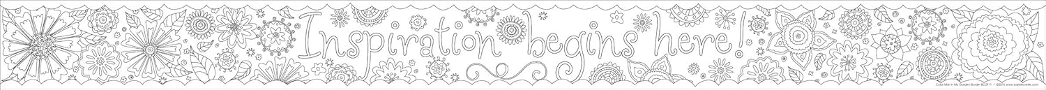 BARKER CREEK Double-Sided Bulletin Board Borders, 3" x 35", 12-Pack