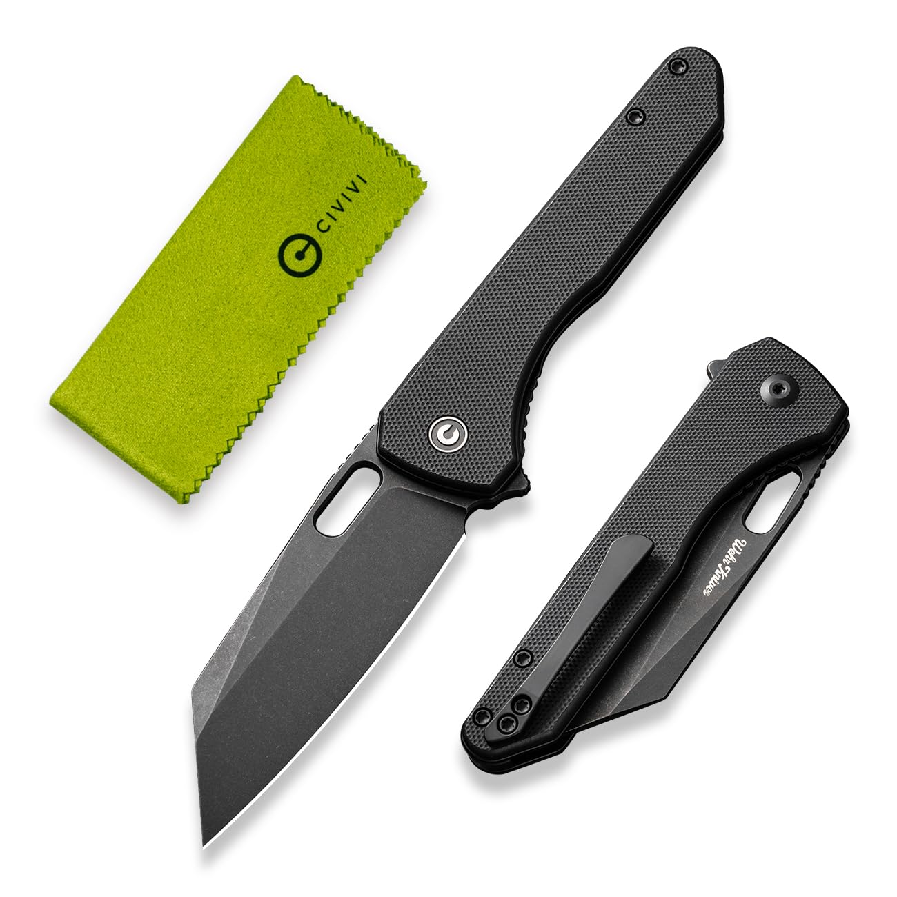 CIVIVI Nugz Folding Pocket Knife for EDC, 3.17" Reverse Tanto Blade C23060