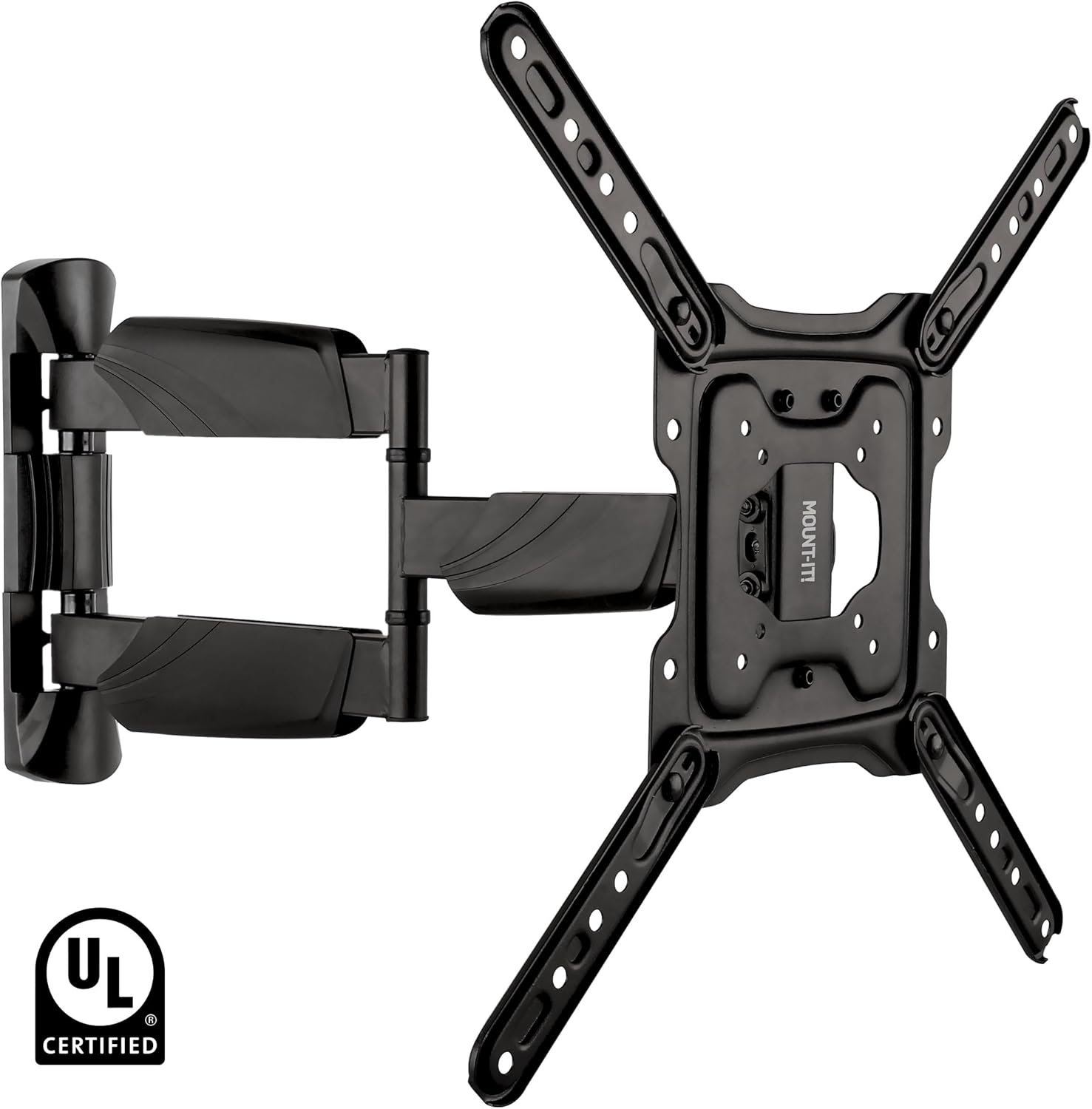 Mount-It! UL Certified Full Motion TV Wall Mount for Most 32-55 Inch Flat Screen TVs
