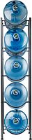 MIND READER 5 Gallon Water Jug Stand, Water Bottle Holder, Water Cooler Rack, Metal, Silver