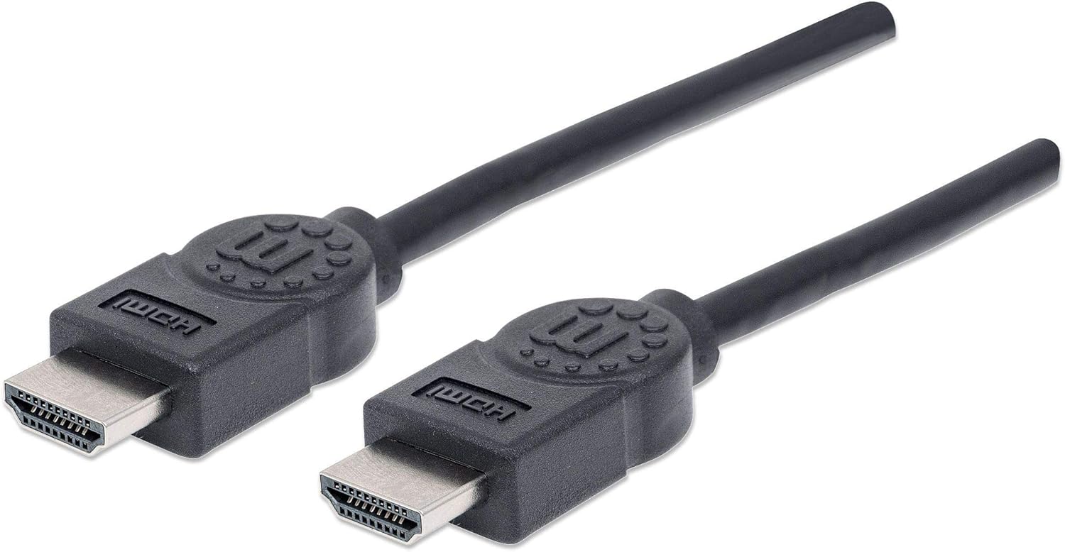 Manhattan 306119 High Speed HDMI Cable, M-M, 1.8-Meter,Black 1.8 m (6 ft)