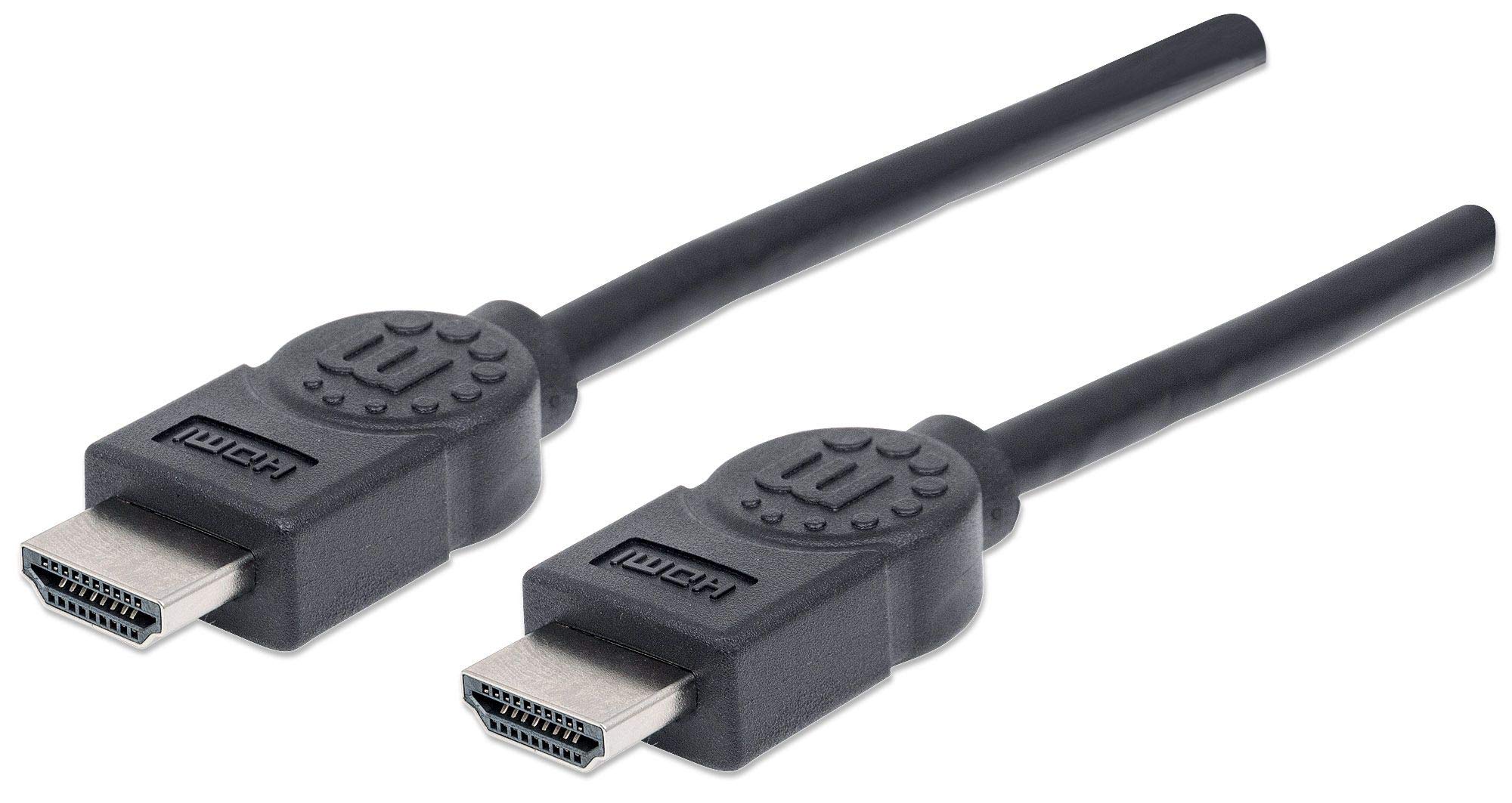 Manhattan 306119 High Speed HDMI Cable, M-M, 1.8-Meter,Black 1.8 m (6 ft)
