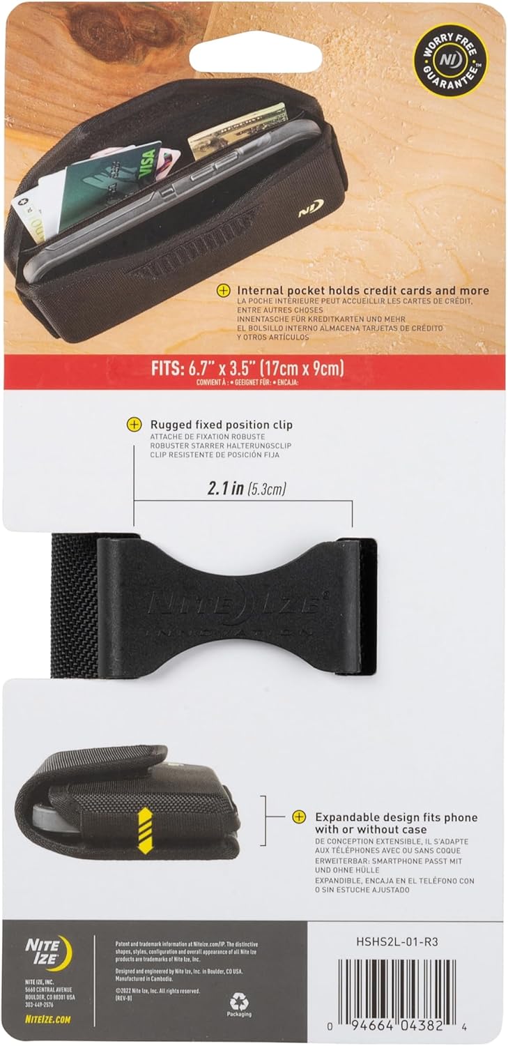 Nite Ize Clip Case Hardshell Horizontal Phone Holster