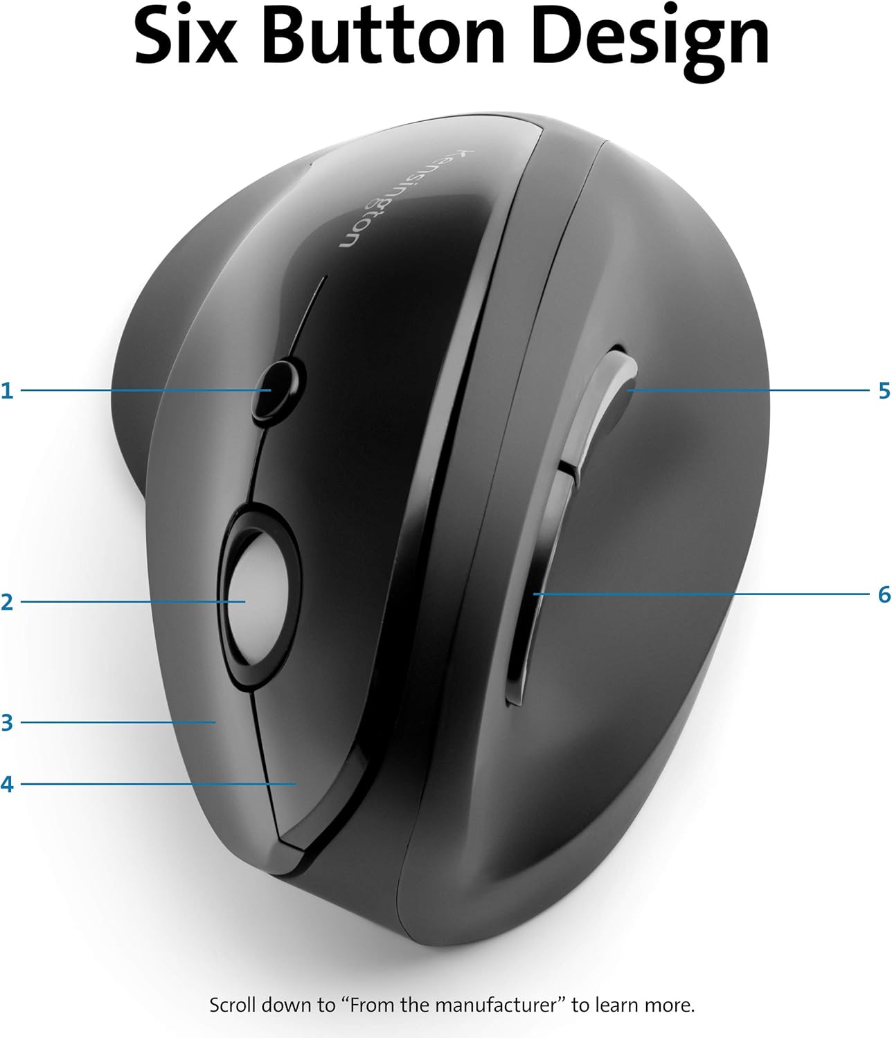 KENSINGTON Pro Fit Ergo Vertical Wireless Mouse