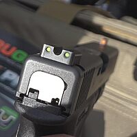 TRUGLO TFX PRO Handgun Night Sights Tritium and Fiber Optic