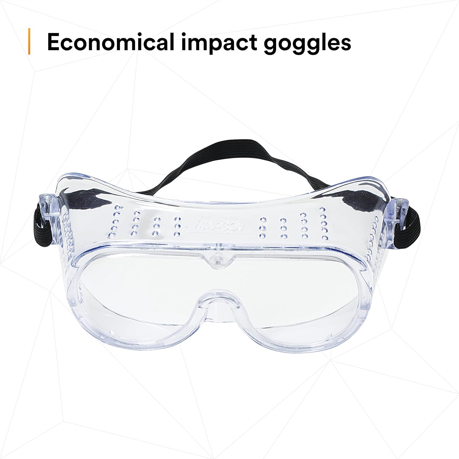 3M Impact Safety Goggles 40650-00000-10, Clear Lens
