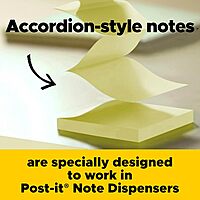 Post-it Super Sticky Pop-up Notes, 3x3 in, 12 Pads, 2X The Sticking Power, Canary Yellow